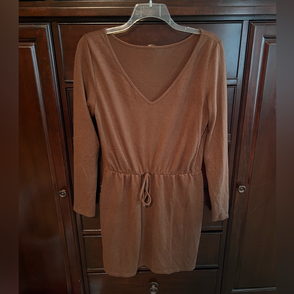 Shein brown dress